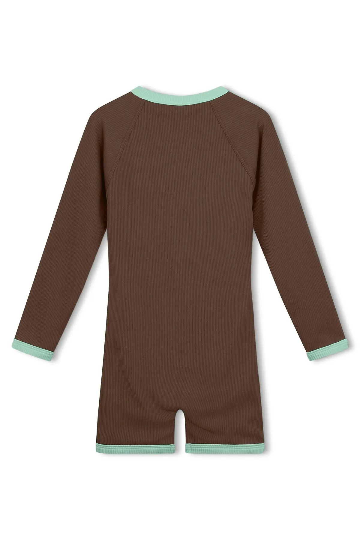 Mini Rib Surf Suit - Cacao