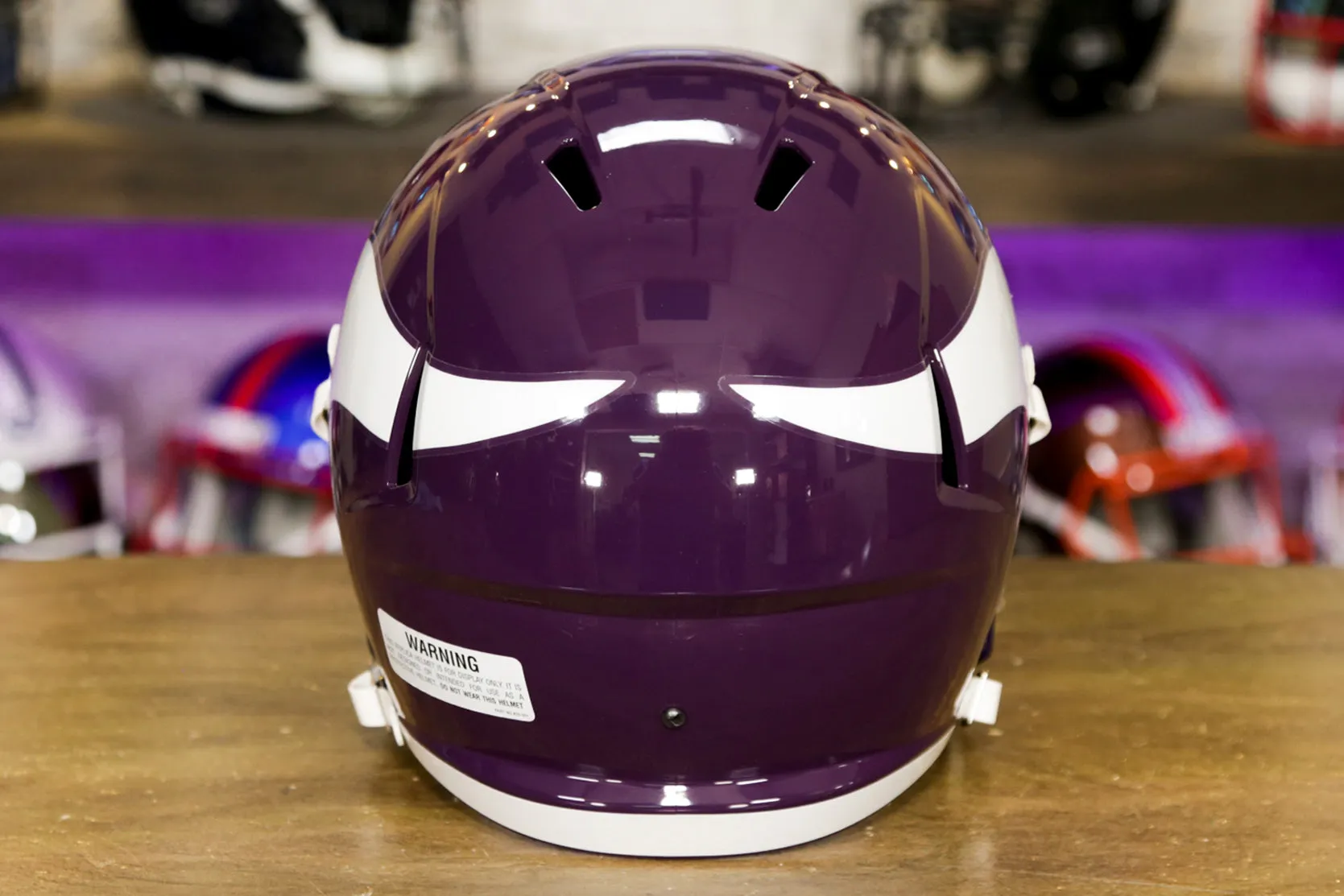 Minnesota Vikings Riddell Speed Replica Helmet - 1983-2001 Throwback