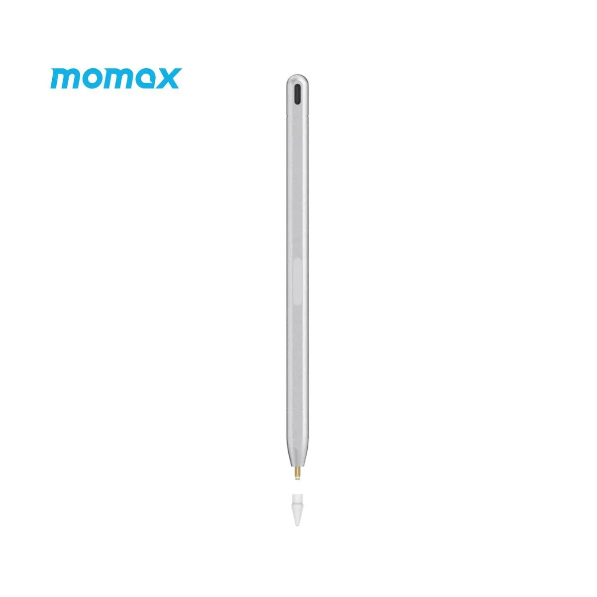 Momax Magnetic Charging Active Stylus Pen TP9S (Silver)