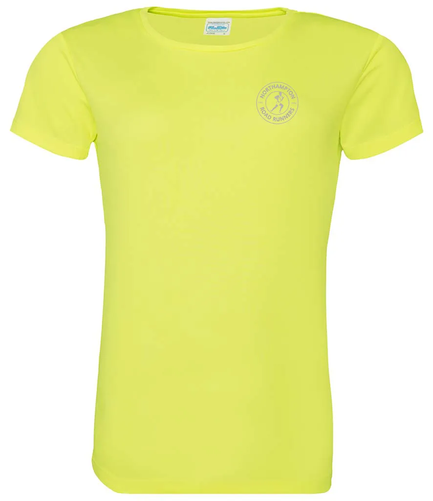 Northampton Road Runners Ladies Cool HiVis T-Shirt