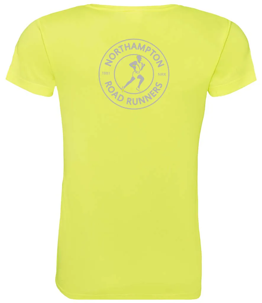 Northampton Road Runners Ladies Cool HiVis T-Shirt