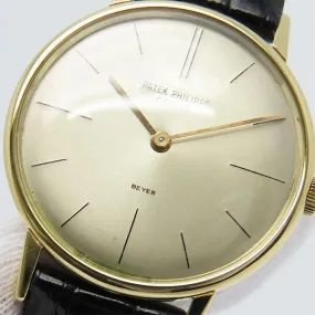 Patek Philippe Calatrava 2592-1J Beyer W Name Manual Winding K18 Vintage