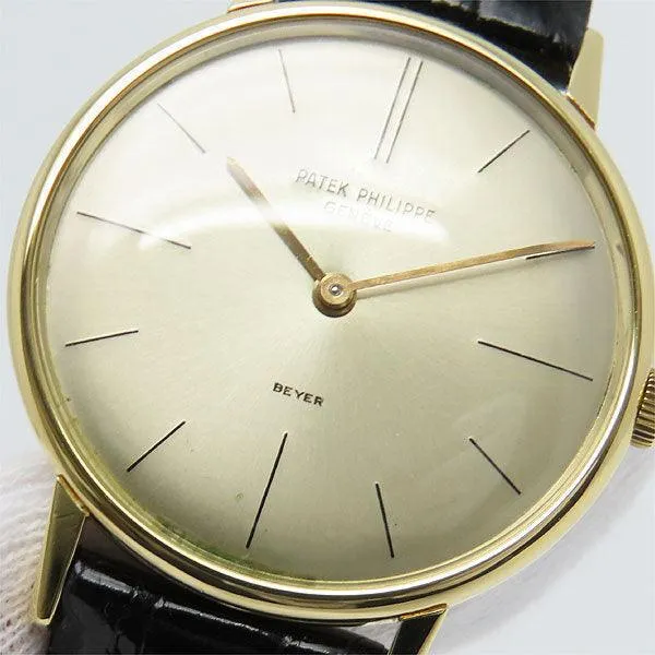 Patek Philippe Calatrava 2592-1J Beyer W Name Manual Winding K18 Vintage