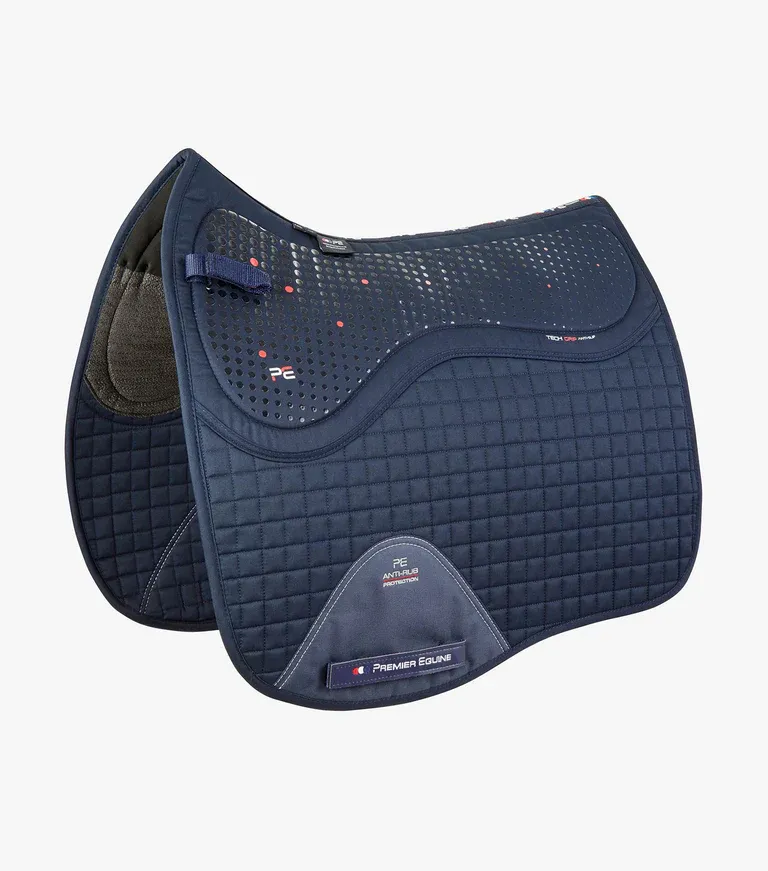 PEI Close Contact TechGrip Dressage Pad (Navy)