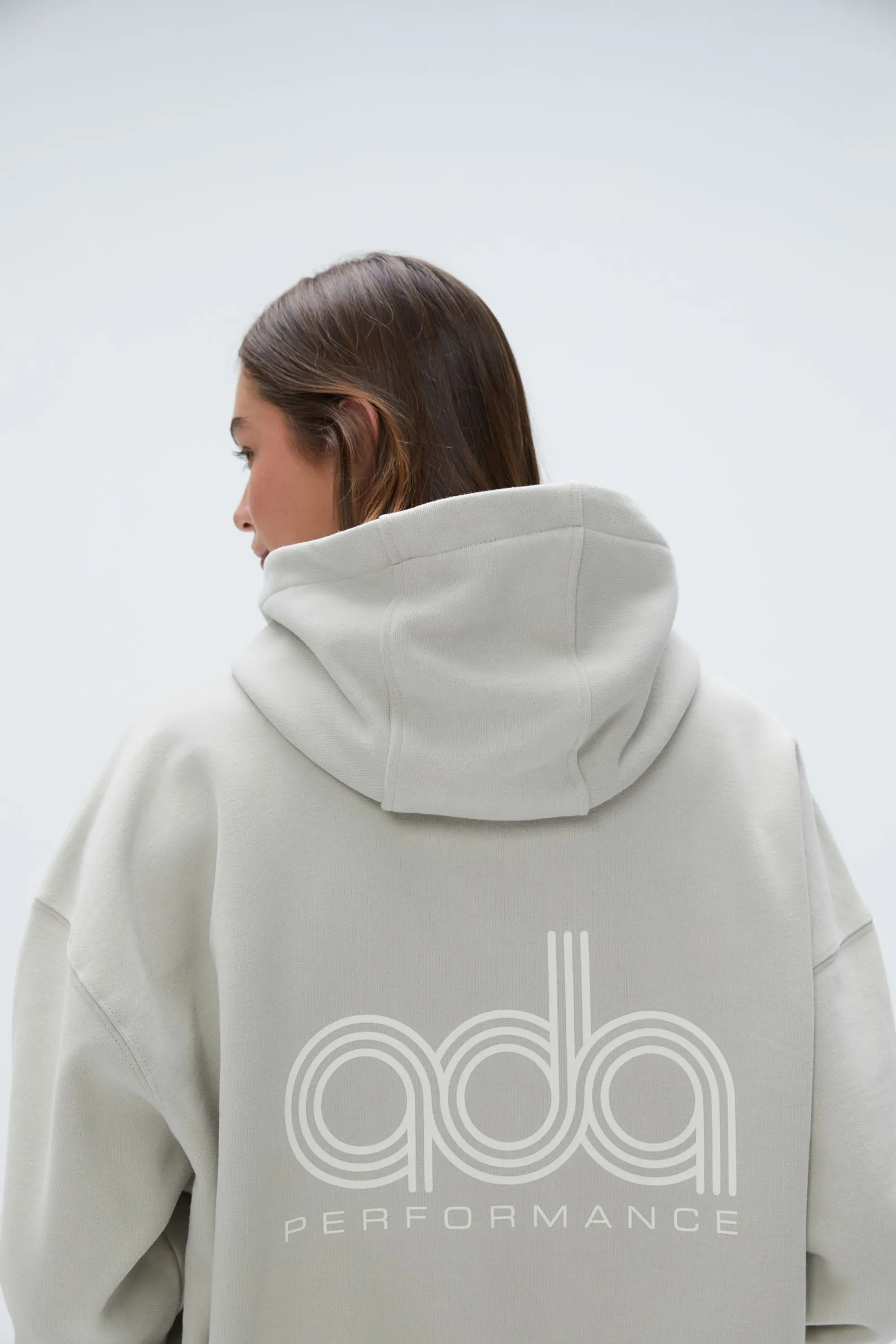 Performance Oversized Hoodie - Stone