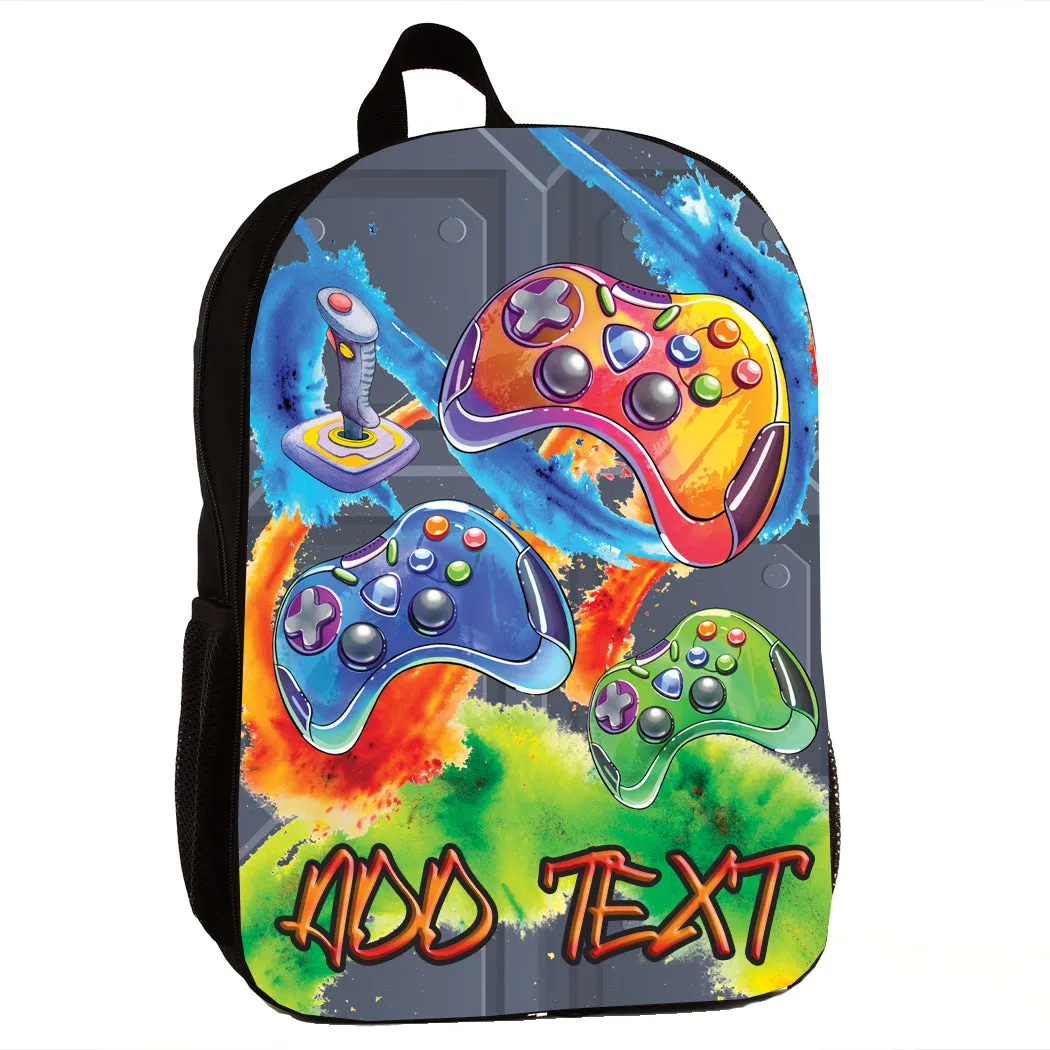 Personalized Full Color Backpacks / Lunch Bag / Duffel Bag - Game On