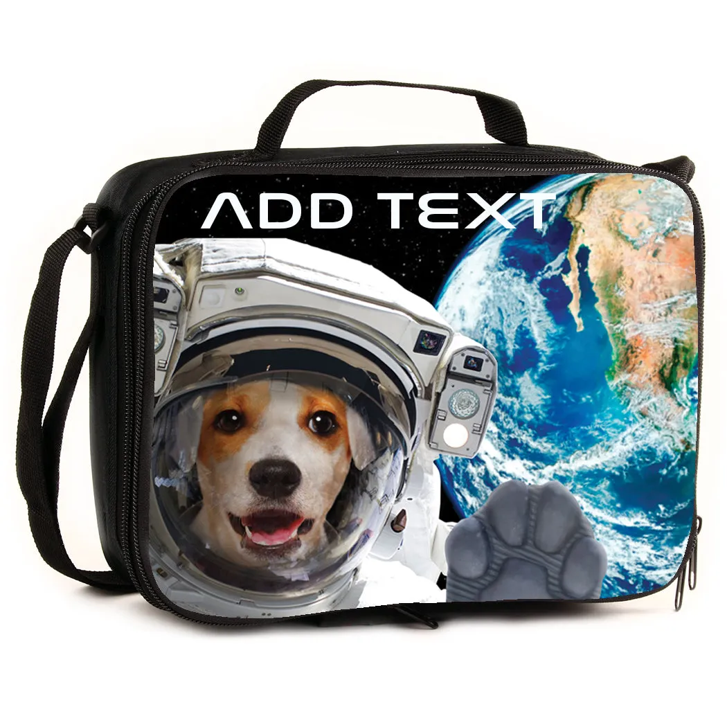 Personalized Full Color Backpacks / Lunch Bag / Duffel Bag - Space Dog