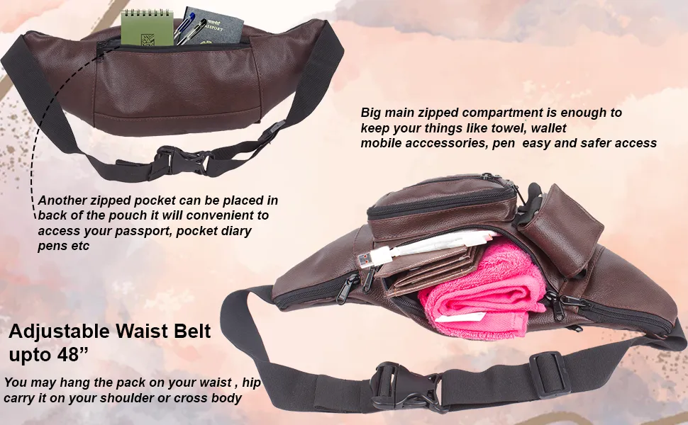 Potent Brown Waist Bag