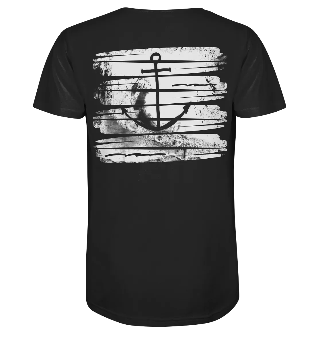 "Anchor Ocean Splash" - Herren Premium Organic V-Neck Shirt