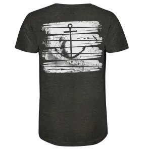 "Anchor Ocean Splash" - Herren Premium Organic V-Neck Shirt