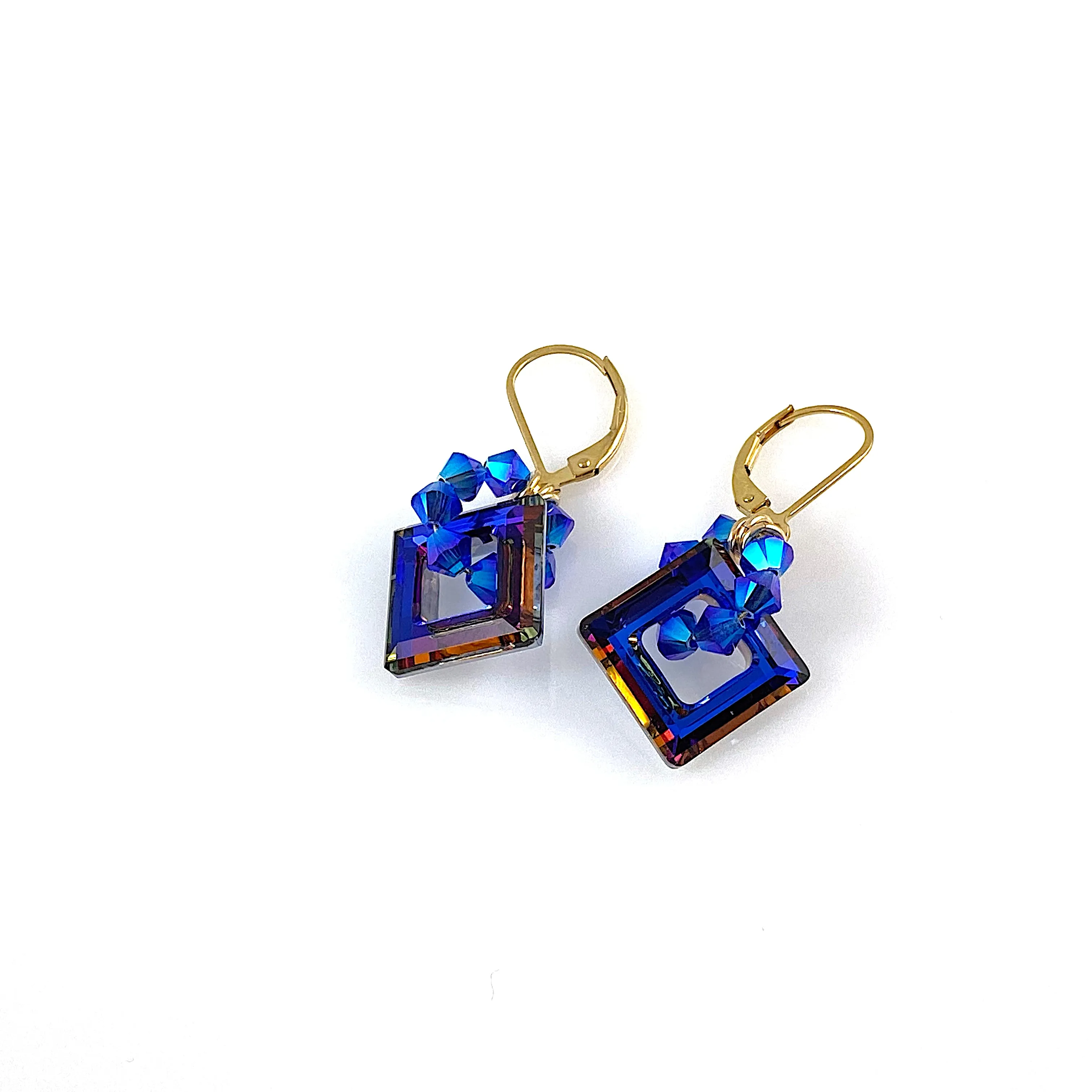 "Peacock"  Earrings