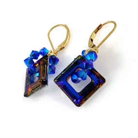 "Peacock"  Earrings