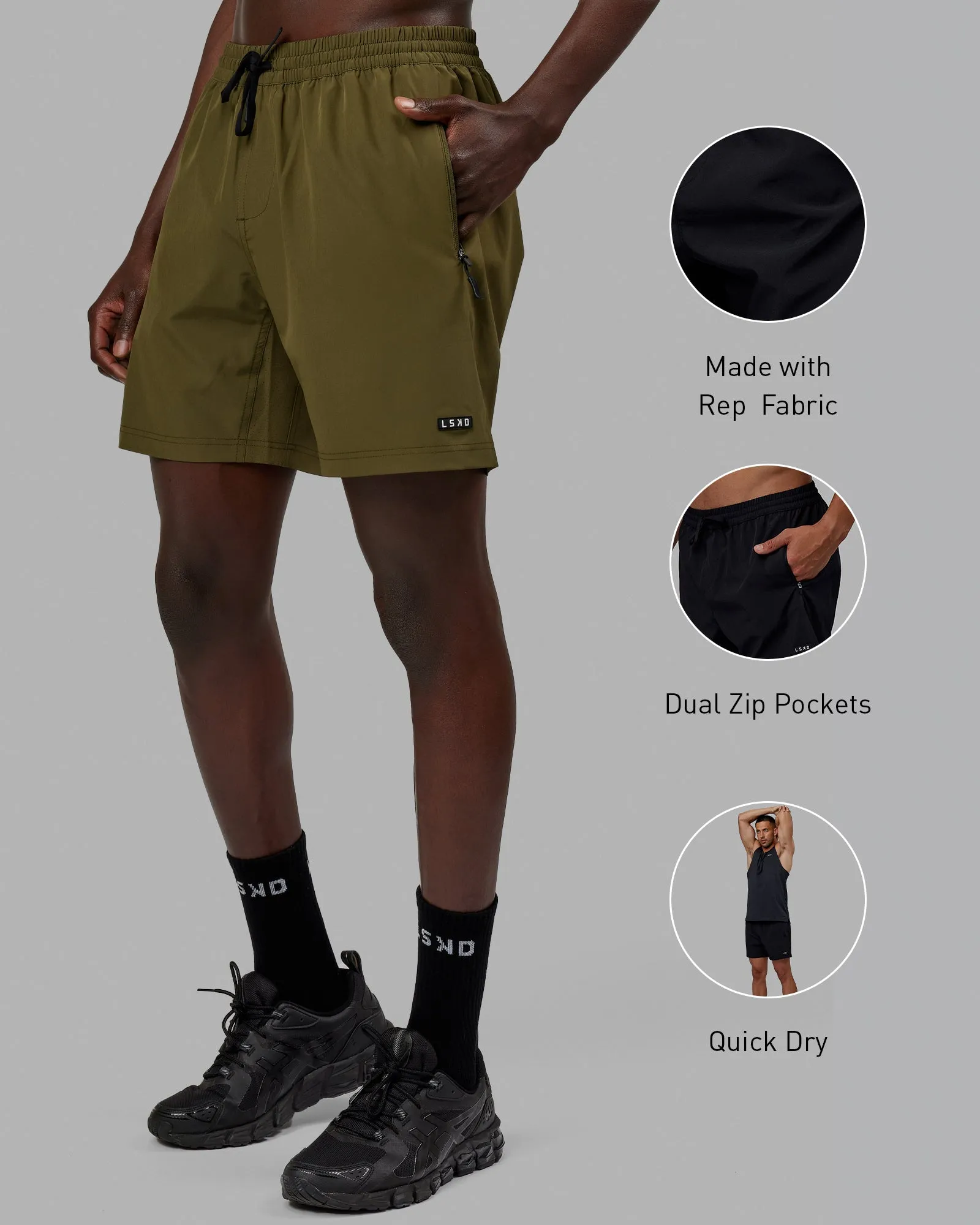 Rep 7" Performance Shorts - Olive