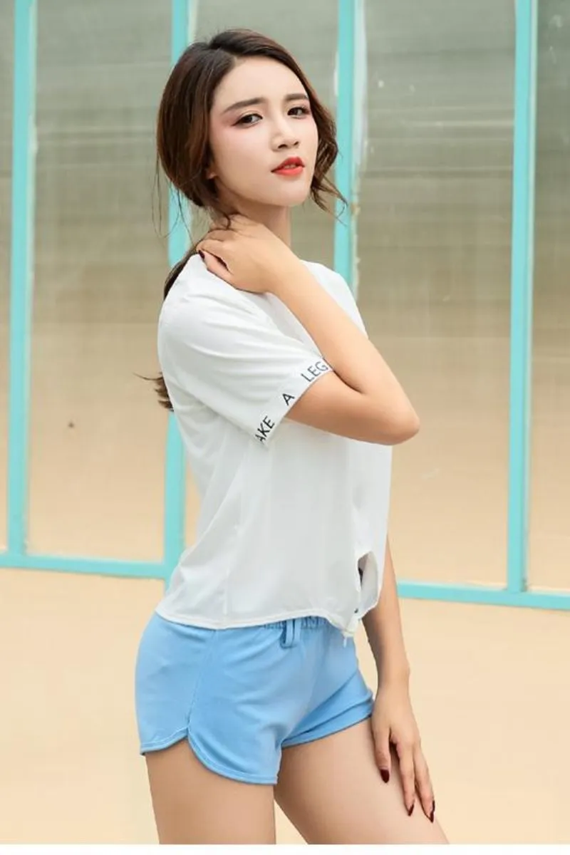 Short Sleeve Tie Front T-shirt