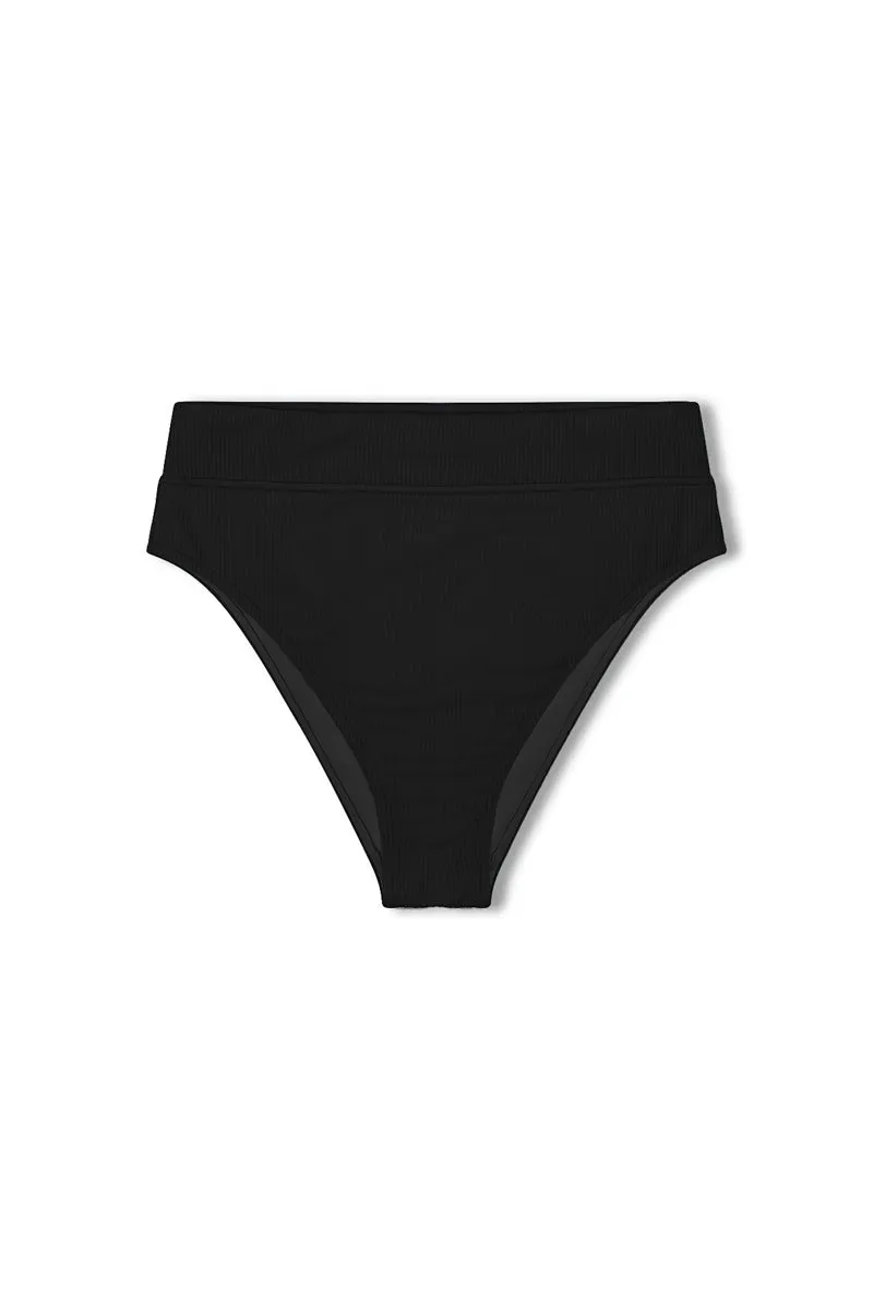 Signature High Waisted Brief - Black