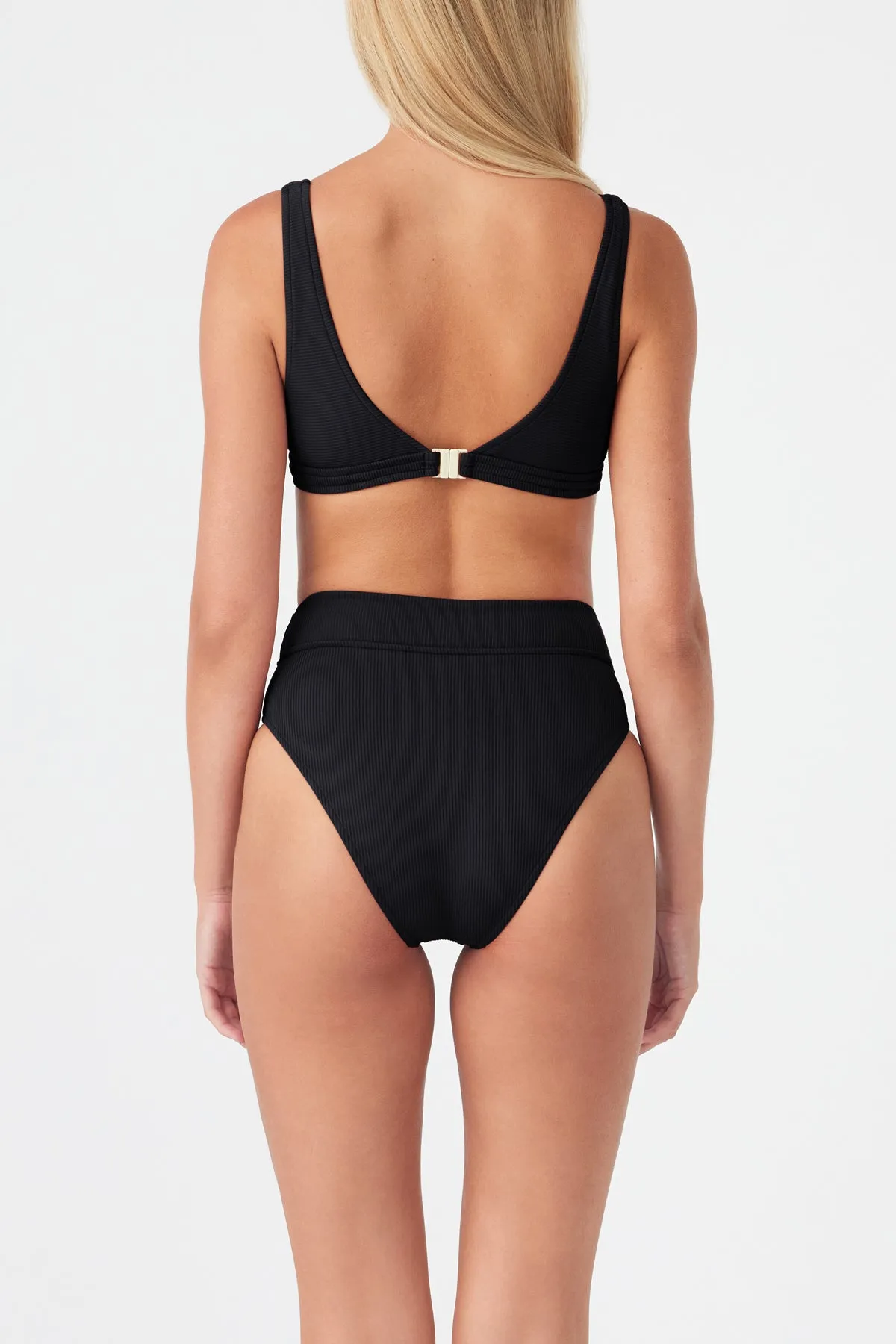 Signature High Waisted Brief - Black