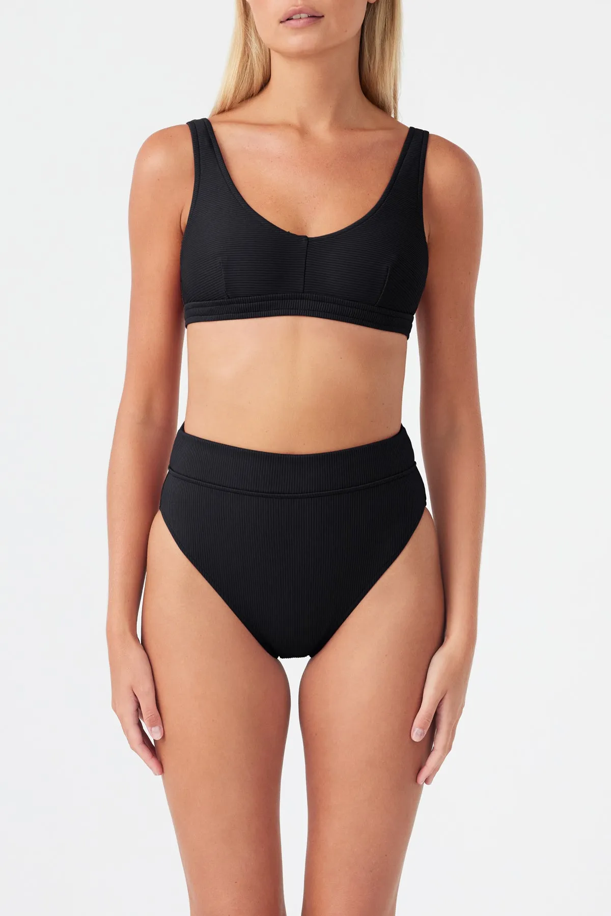 Signature High Waisted Brief - Black