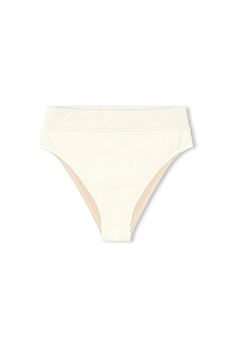 Signature High Waisted Brief - Coconut