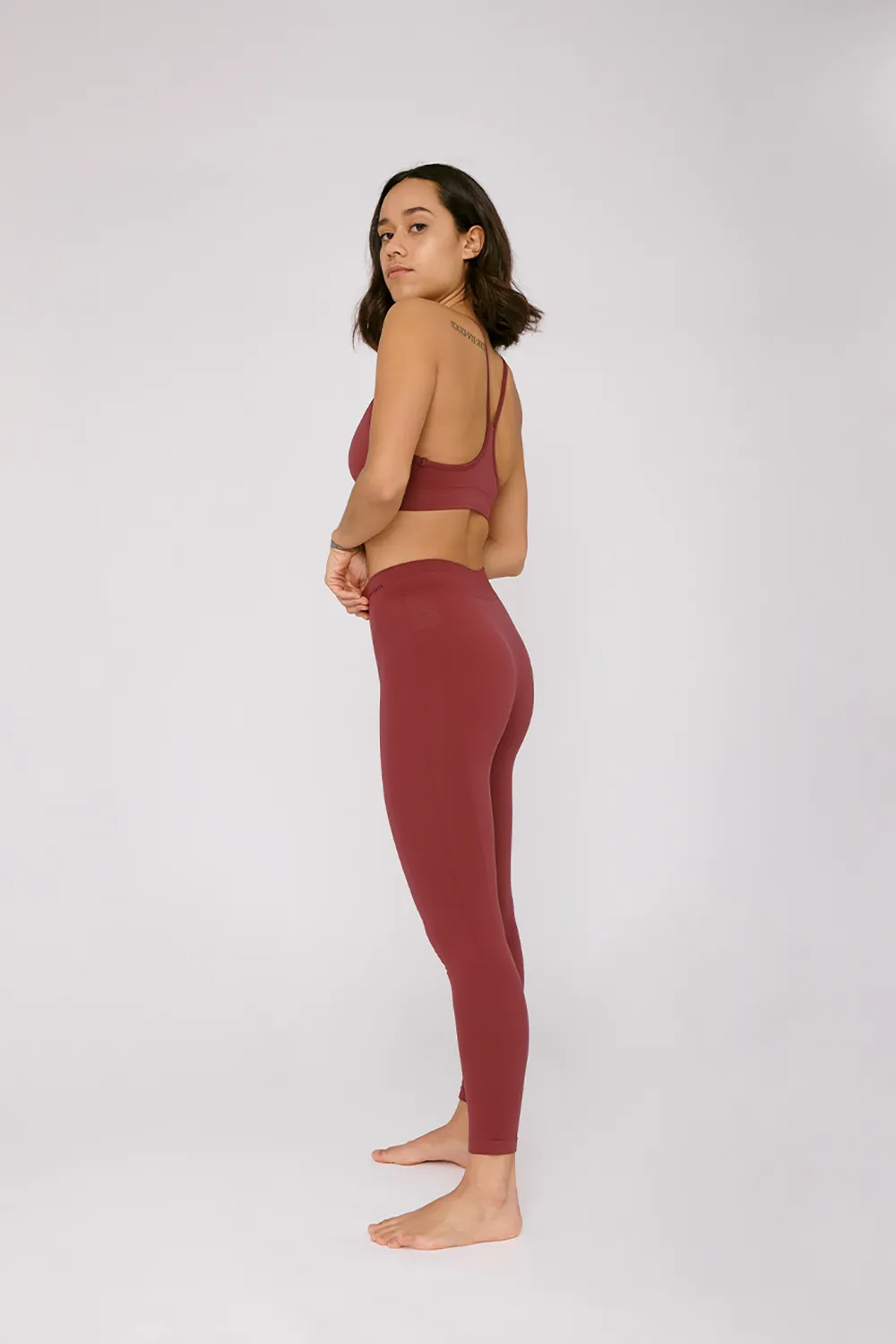 SilverTech™ active leggings burgundy