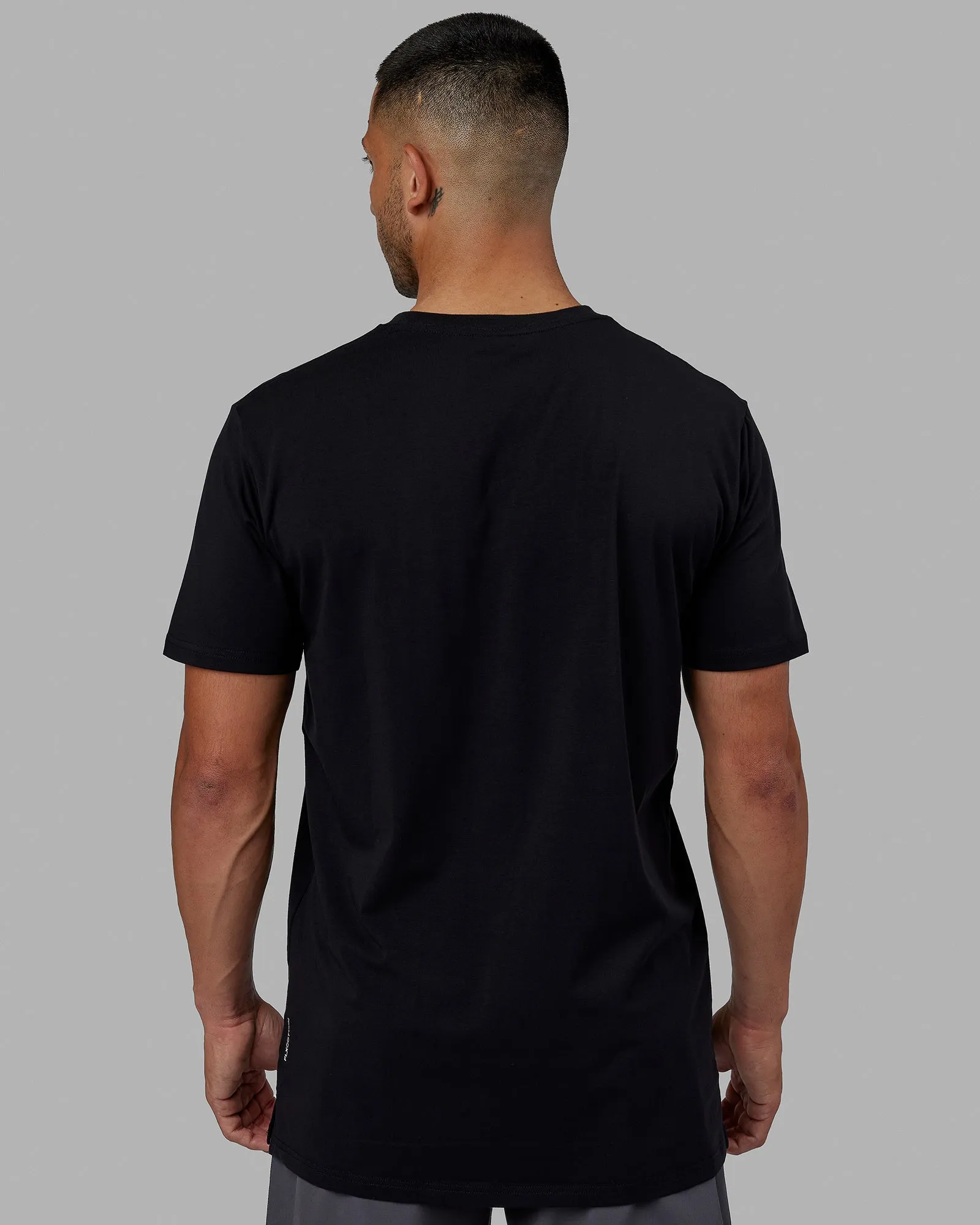 Strength FLXCotton Tee - Black-White