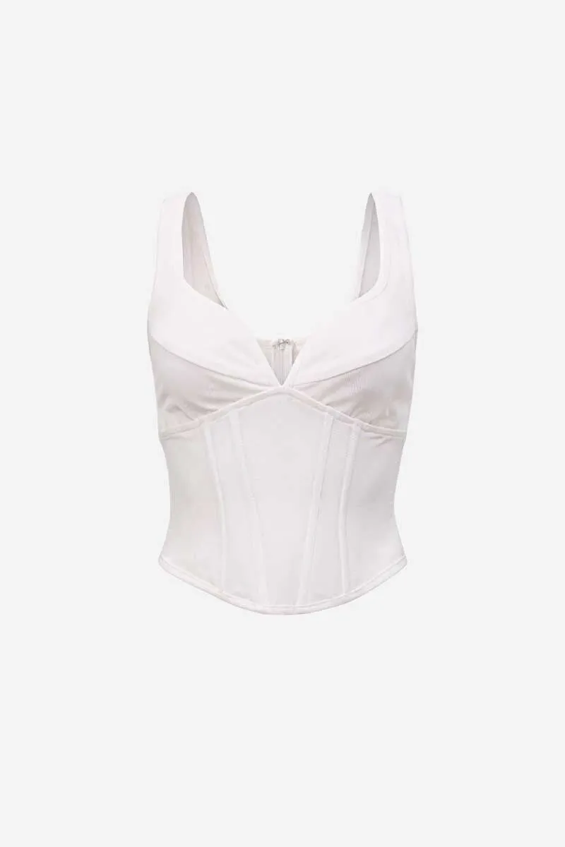 THETA BUSTIER-WHITE