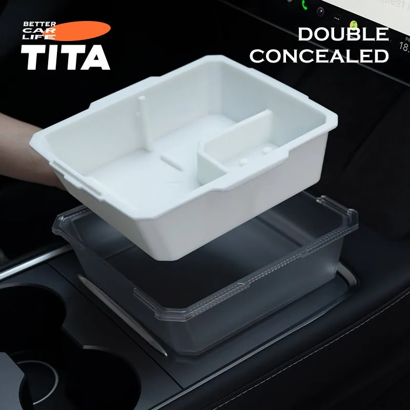 TITA - Center Console Storage Box for Tesla Model 3 / Y