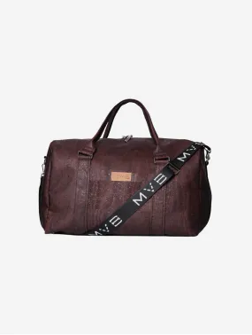 Xcape Vegan Leather Duffle Bag | Dark Brown